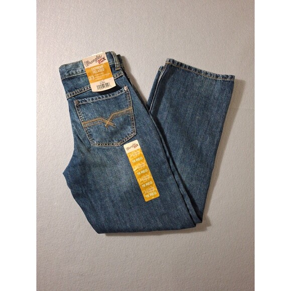 Wrangler 20x Jeans Actual 29x30 Dark Denim Extreme Relaxed NWT Cowgirl Wide Leg - Picture 1 of 16